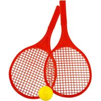 Toy Raketa plážová stredná soft tenis farebný červená Toy Raketa plážová stredná soft tenis farebný červená