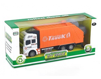 Rappa Auto smetiari kovové oranžové 1 : 24