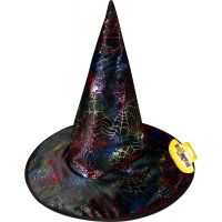 Rappa Čarodejnícky klobúk s potlačou pavučiny pre dospievajúcich 2