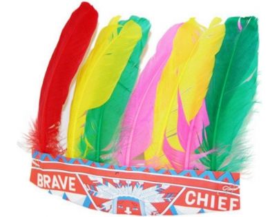 Rappa Čelenka indiánska s farebným perím