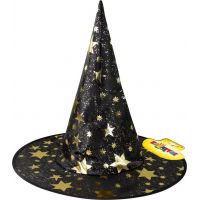 Rappa Detský čarodejnícky klobúk čierny 2