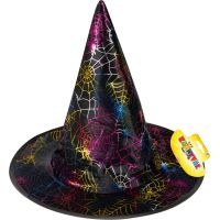 Rappa Detský čarodejnícky klobúk s pavučinou 3