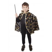 Rappa Detský čarodejnícky plášť čierny 104 - 128 cm 2