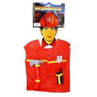 Rappa Detský hasičský plášť s doplnkami 2