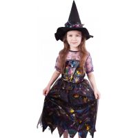 Rappa Detský kostým Farebná čarodejnica 110 - 116 cm 2