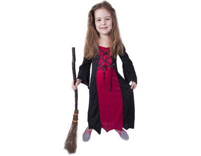 Rappa Detský kostým Čarodejnica Morgana veľkosť 104 - 116 cm - Poškodený obal