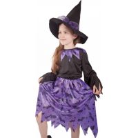 Rappa Detský kostým Čarodejnice s netopiermi 116 - 128 cm 2