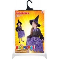 Rappa Detský kostým Čarodejnica s netopiermi a klobúkom veľkosť 105 - 116 cm 4