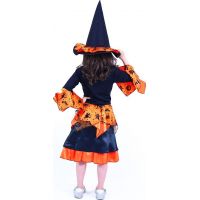 Rappa Detský kostým čarodejnice veľkosť M 3