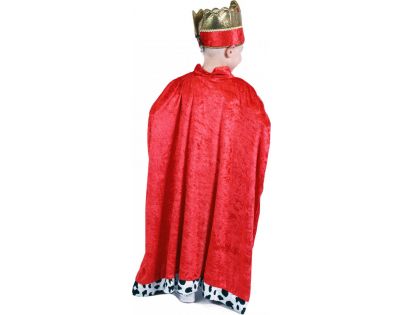 Rappa Detský kostým kráľovský plášť 104 - 136 cm