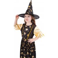 Rappa Detský kostým Zlatá čarodejnica 110 - 116 cm 2