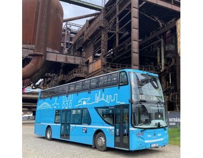 Rappa Dvojposchodový autobus doubledecker DP Ostrava 20 cm