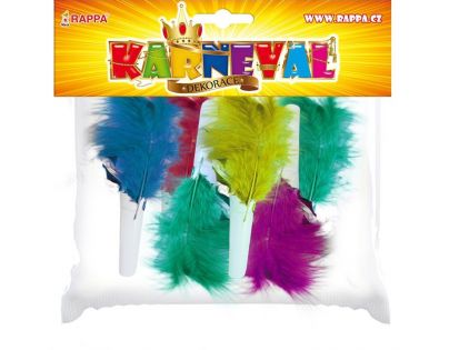 Rappa Frkačka párty s perím 6 ks v sáčku