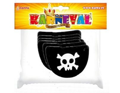 Rappa Klapka na oko pirátska 6 ks v balení