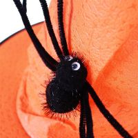 Rappa Klobúk čarodejnice Halloween s pavúkom 3