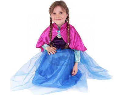 Rappa Kostým princezná zimné Anička Deluxe vel. M