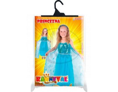 Rappa Kostým princezná zimné Eliška Deluxe vel. S