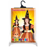 Rappa Kostým čarodejnica Halloweenska veľ. S 4