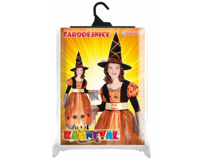 Rappa Kostým čarodejnica Halloweenska veľ. S