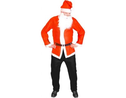 Rappa Kostým Santa Claus (bunda, čiapka, fúzy)