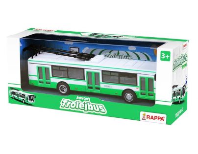 Rappa kovový trolejbus 16 cm na spätný chod