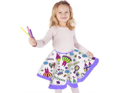 Rappa Kreativní sukně na vybarvení fialová