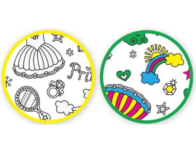 Rappa Kreativní sukně na vybarvení fialová