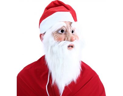 Rappa Maska Santa Claus s čiapkou a fúzy