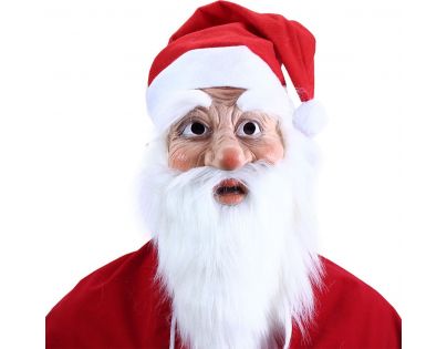 Rappa Maska Santa Claus s čiapkou a fúzy