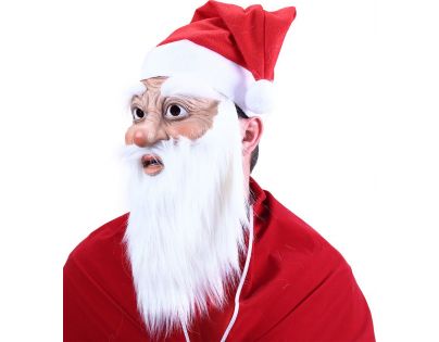 Rappa Maska Santa Claus s čiapkou a fúzy