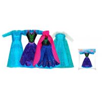 Rappa oblečenie pre bábiku 29 cm zimné kráľovstvo ružový plášť 2