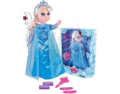 Panenka zimní princezna blond s příslušenstvím