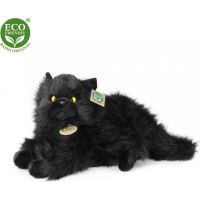 Rappa Plyšová mačka čierna ležiaca 30 cm Eco Friendly 2