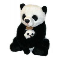 Rappa Plyšová panda s mláďaťom 27 cm Eco Friendly