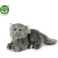 Rappa Plyšová perzská mačka šedá ležiaca 30 cm Eco Friendly