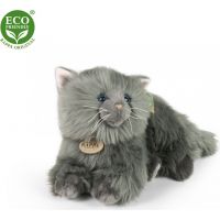 Rappa Plyšová perzská mačka šedá ležiaca 30 cm Eco Friendly 3