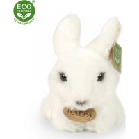 Rappa Plyšový králik biely 16 cm Eco Friendly 2