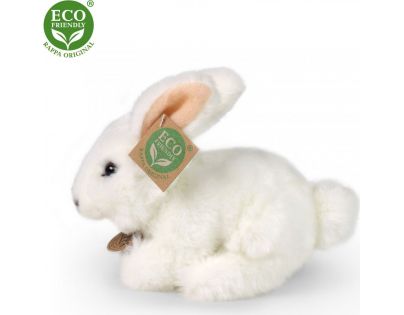 Rappa Plyšový králik biely 16 cm Eco Friendly