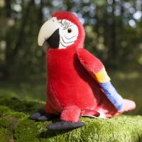 Rappa Plyšový papagáj červený Ara Arakanga 24 cm Eco Friendly 4