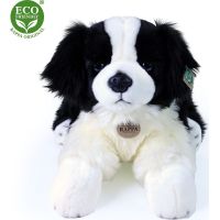 Rappa Plyšový pes Border kolie ležiaca 60 cm Eco Friendly 2