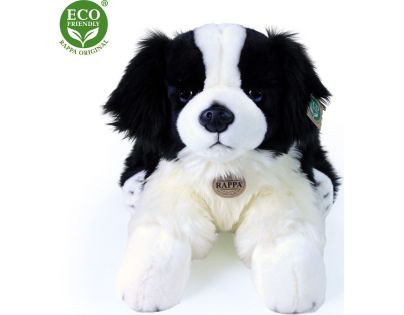 Rappa Plyšový pes Border kolie ležiaca 60 cm Eco Friendly
