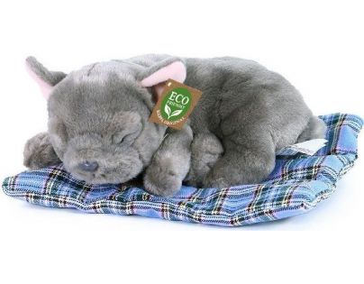Rappa Plyšový pes Francúzsky buldoček ležiaci 23 cm Eco Friendly