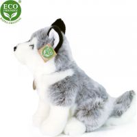 Rappa Plyšový pes Husky sediaci 30 cm Eco Friendly 3