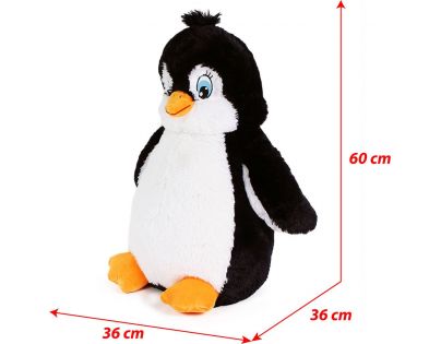 Rappa Plyšový Tučniak 60 cm bielý