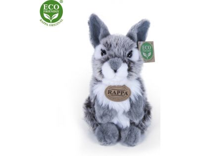 Rappa Plyšový zajac šedý sediaci 20 cm Eco Friendly