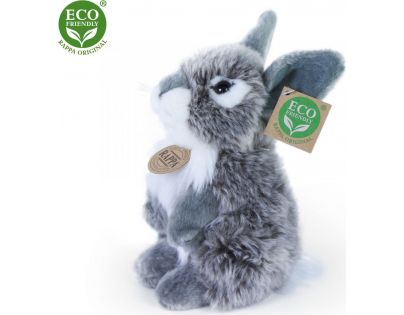 Rappa Plyšový zajac šedý sediaci 20 cm Eco Friendly
