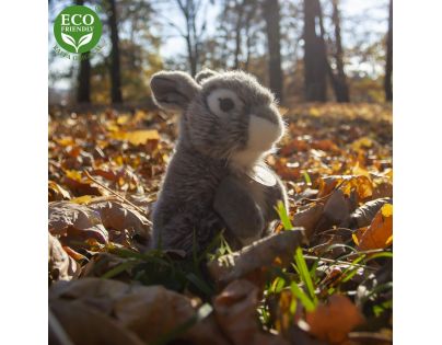 Rappa Plyšový zajac šedý sediaci 20 cm Eco Friendly