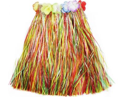 Rappa Detský kostým Sukňa Hawaii farebná 104 - 150 cm