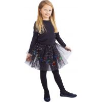 Rappa Detský kostým Sukňa tutu svietiaca čierna 104 – 146 cm 3