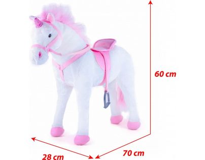 Rappa Veľký plyšový jednorožec 70 cm